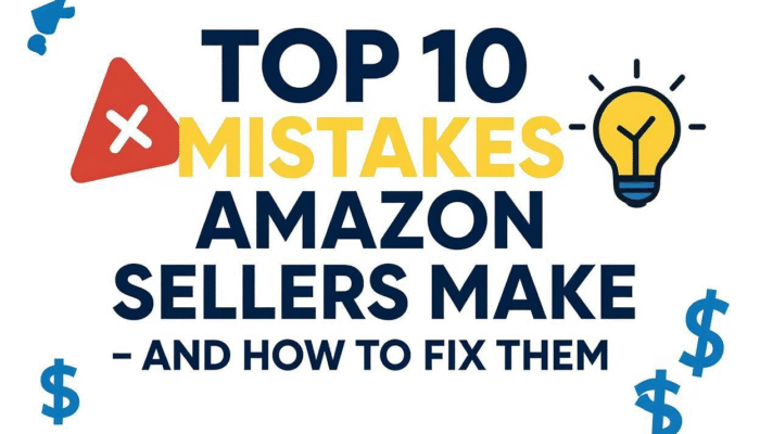 Top 10 Mistakes Amazon Sellers Make – And How to Fix Them